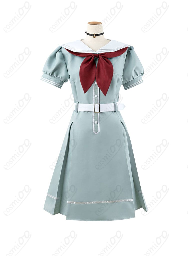 ラブライブ！蓮ノ空の赤いリボンのディテール画像。正確に再現されたリボンが魅力的です。