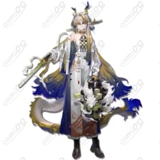 アークナイツ『シュウ』コスプレ衣装 エルフ耳・コート付き 高再現フルセット