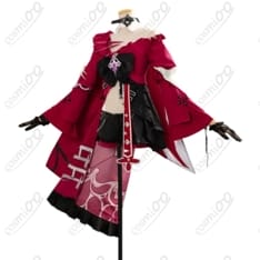 崩壊3rd シリン/空の律者 コスプレ衣装 黒金×紫ドレス風の高再現モデル - 2枚目の画像（サムネイル）