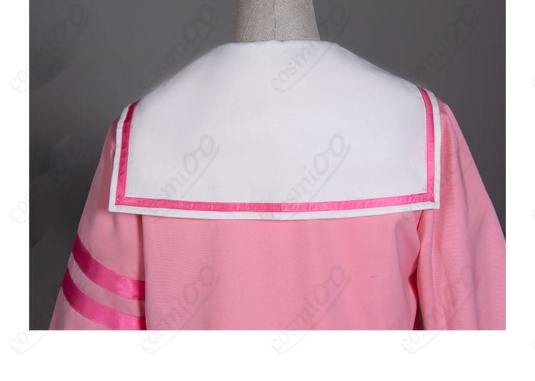 真中らぁら コスプレ衣装の披肩装飾ディテール | 冬服らしい温かみのある披肩デザイン