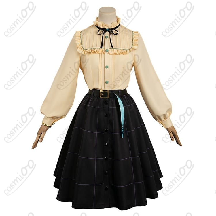ウマ娘 マンハッタンカフェ 私服コスプレ衣装 高品質・ヤミかわ・ゴシック調 - 1枚目の画像