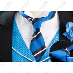 黒執事 ロレンス・ブルーアー 寄宿学校編 コスプレ衣装｜ウェストン校青寮制服 - 5枚目の画像（サムネイル）