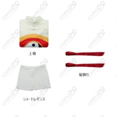 カードキャプターさくら 李苺鈴 コスプレ衣装 中国武術風 高再現・軽量フルセット - 6枚目の画像（サムネイル）