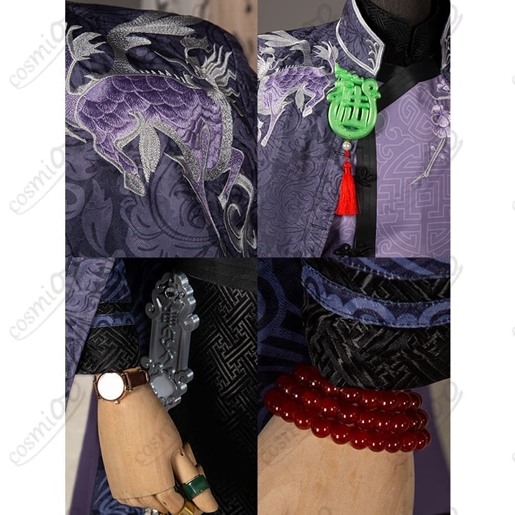 第五人格 黒無常・范無咎 SSRコスプレ衣装 高再現・荘厳デザイン フルセット - 5枚目の画像