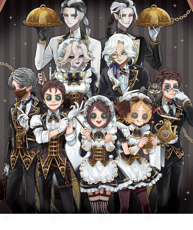 商品役柄「庭師（エマ・ウッズ）」のコスプレ衣装画像。高忠実再現、第五人格のキャラクターを忠実に再現。