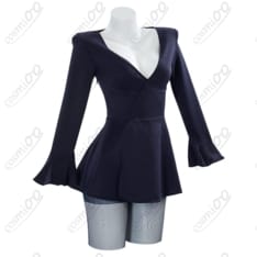 ワンピース ニコ・ロビン コスプレ衣装 高再現 私服系コート・ワンピースセット - 4枚目の画像（サムネイル）