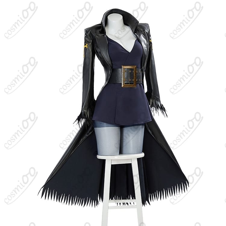 ワンピース ニコ・ロビン コスプレ衣装 高再現 私服系コート・ワンピースセット - 2枚目の画像