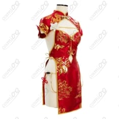 春麗 クラシック青チャイナ コスプレ衣装 高品質・動きやすい｜COSMIOO - 2枚目の画像（サムネイル）