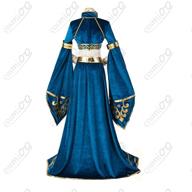 ゼルダ無双『厄災の黙示録』ゼルダ コスプレ衣装 気品ある王女ドレス・高再現 - 4枚目の画像