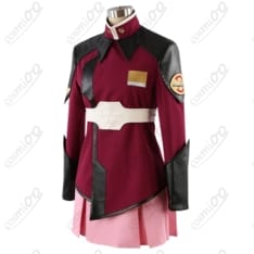 機動戦士ガンダムSEED DESTINY ルナマリア・ホーク 赤服コスプレ衣装 高再現フルセット - 2枚目の画像（サムネイル）