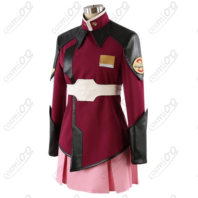 機動戦士ガンダムSEED DESTINY ルナマリア・ホーク 赤服コスプレ衣装 高再現フルセット - 2枚目の画像
