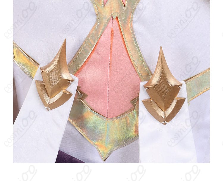 セトス コスプレ衣装の背部装飾細部。後ろ姿も完璧に仕上げています。