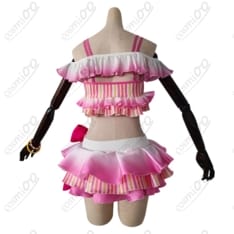 ラブライブ！矢澤にこ水着コスプレ衣装高品質フルセット・ピンク映えデザイン - 3枚目の画像（サムネイル）
