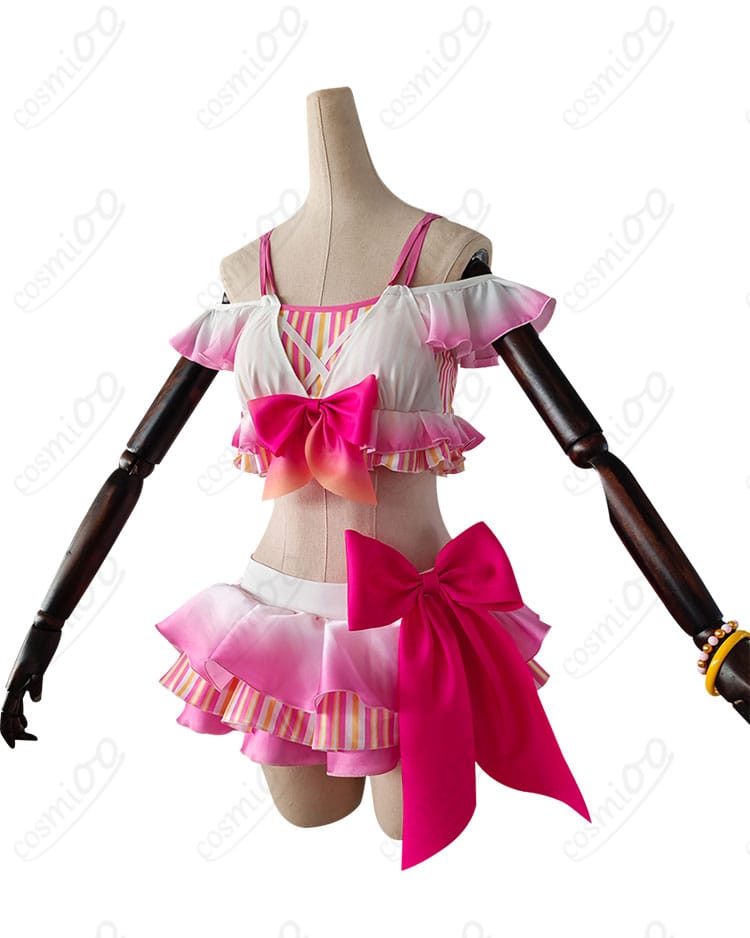 ラブライブ！ 矢澤にこ コスプレ衣装の側面画像。コスチューム全体のシルエットを確認でき、さらに美しいラインが特徴的です。