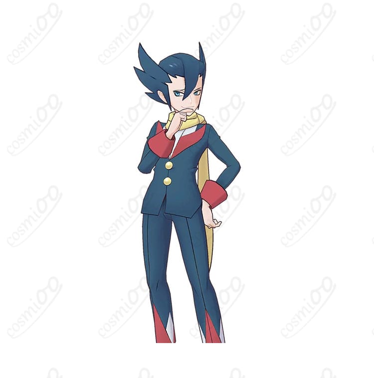 ギーマのコスプレ衣装のキャラクターイメージ。『ポケモン』シリーズのジムリーダー、ギーマの魅力を再現したコスプレ衣装。