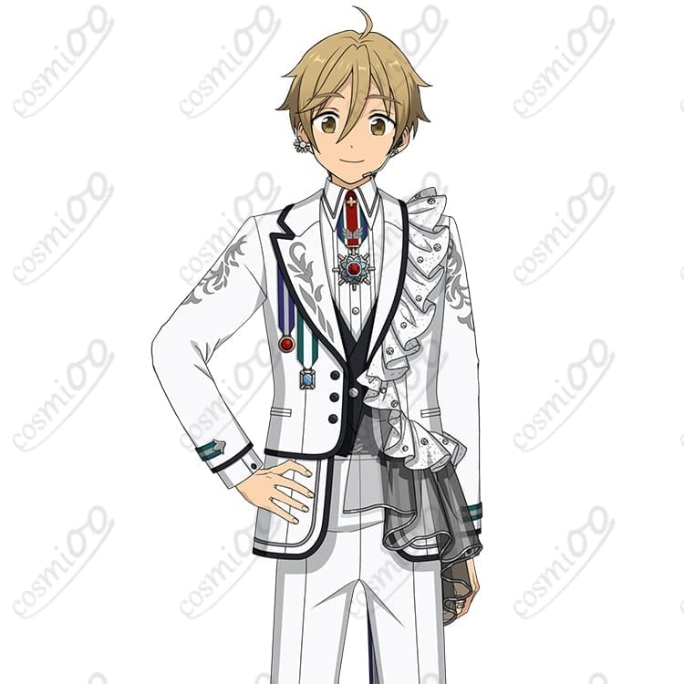 あんスタ『真白友也』コスプレ衣装 ピュアホワイト 高再現・軽量で動きやすいフルセット - 1枚目の画像
