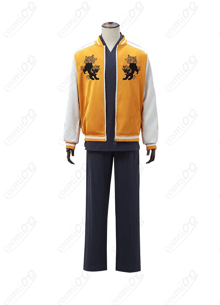 WIND BREAKER 十亀条 コスプレ衣装 正面の詳細画像。スカジャンとトップスのデザインが際立つ。