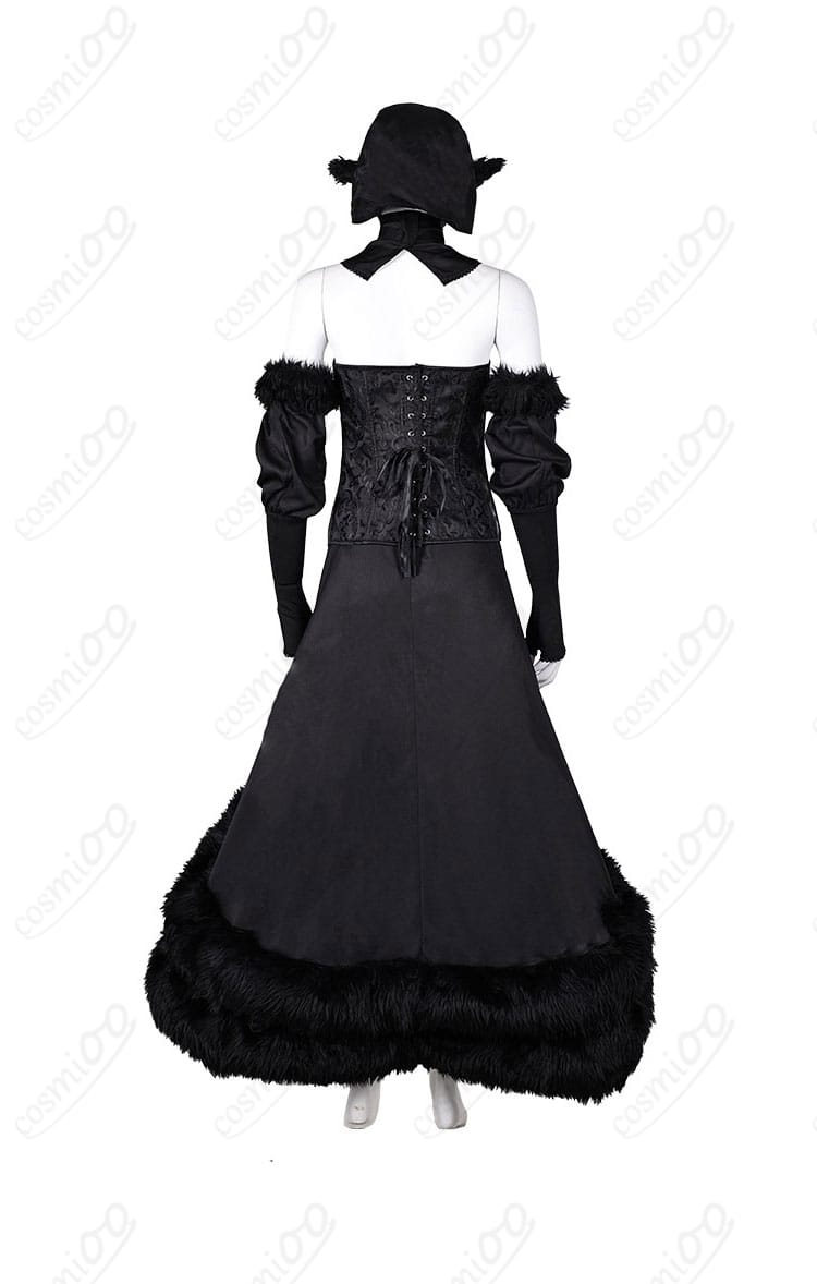 ダンジョン飯 マルシル・ドナトー ハロウィン コスプレ衣装 背面画像 - 後ろ姿も完璧に再現