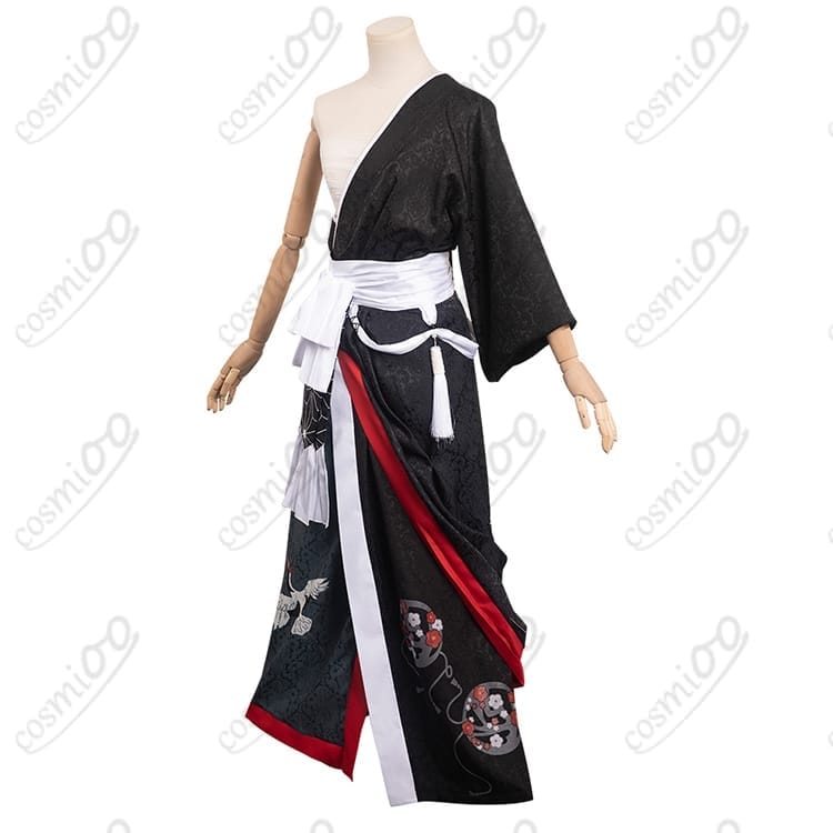 FF14 光の戦士「夜鶴胴着」コスプレ衣装 静の強さを纏う和装デザイン - 3枚目の画像