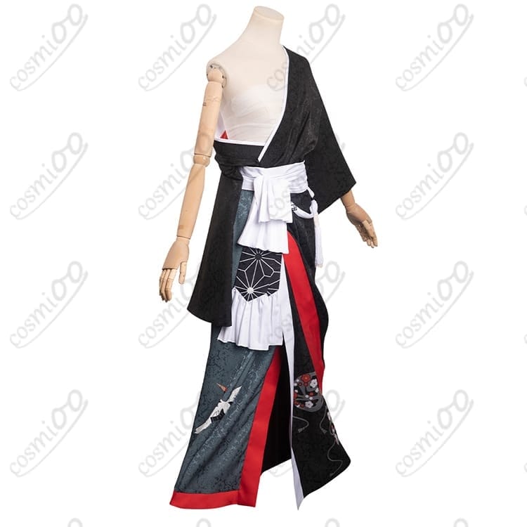 FF14 光の戦士「夜鶴胴着」コスプレ衣装 静の強さを纏う和装デザイン - 2枚目の画像