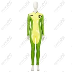 X-MEN『ローグ』コスプレ衣装 高再現 緑×黄スーツ＋茶色ジャケット - 4枚目の画像（サムネイル）