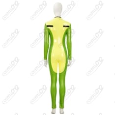 X-MEN『ローグ』コスプレ衣装 高再現 緑×黄スーツ＋茶色ジャケット - 5枚目の画像（サムネイル）