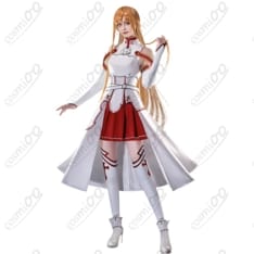 ソードアート・オンライン アスナ コスプレ衣装｜凛と優しさを纏う血盟騎士団戦闘服 - 2枚目の画像（サムネイル）