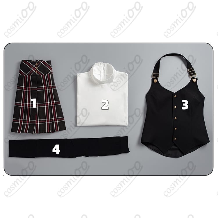 ペルソナ5 新島真 学生制服コスプレ 高品質 フルセット｜凛々しく知的なデザイン - 5枚目の画像