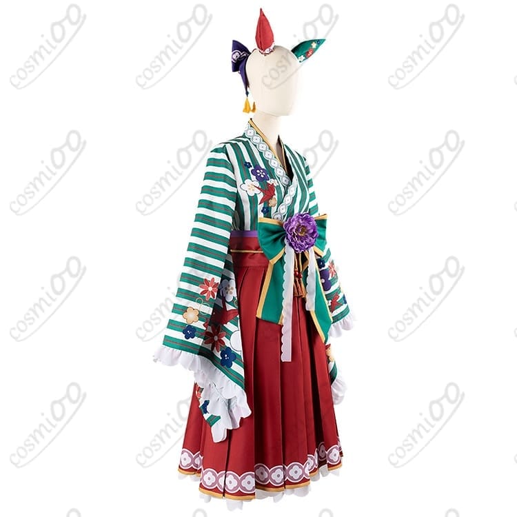 ウマ娘 ナイスネイチャ 正月コスプレ｜和装振袖フルセット 高品質・快適仕様 - 3枚目の画像