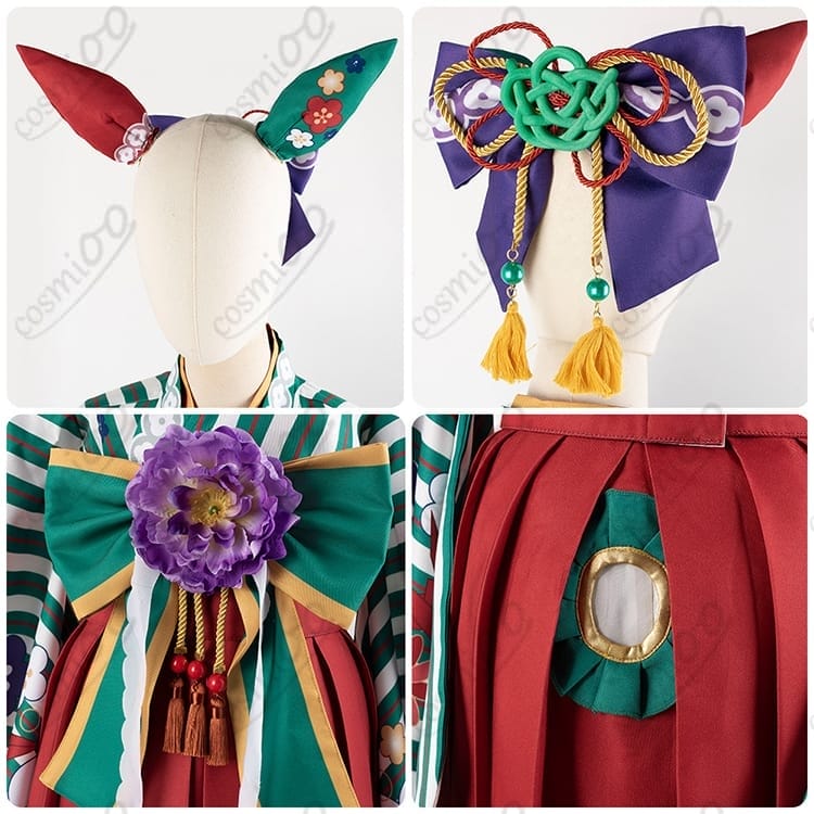 ウマ娘 ナイスネイチャ 正月コスプレ｜和装振袖フルセット 高品質・快適仕様 - 7枚目の画像