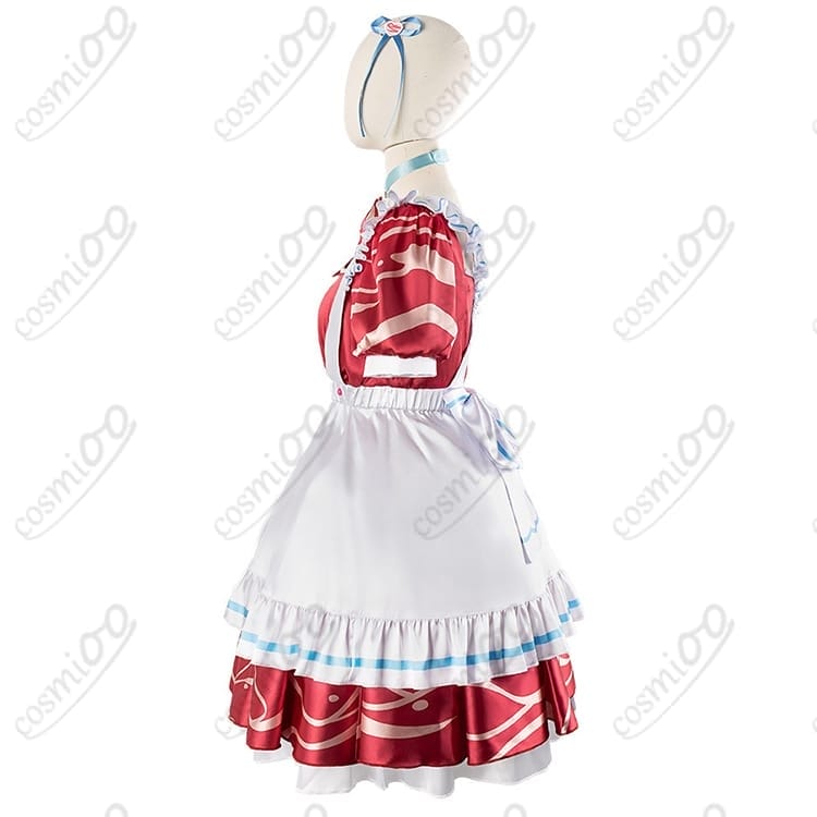 赤見かるび メイド服 コスプレ衣装｜バーチャル配信者風 高再現・快適設計 - 4枚目の画像