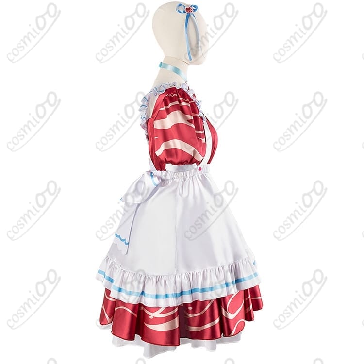 赤見かるび メイド服 コスプレ衣装｜バーチャル配信者風 高再現・快適設計 - 3枚目の画像