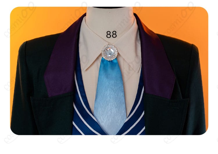 プロジェクトセカイ 神代類 コスプレ衣装の服の襟元のディテール