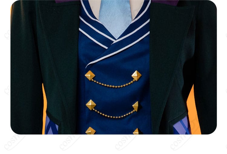 神代類 コスプレ衣装の門襟装飾の詳細画像