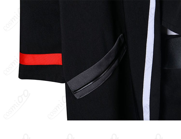 外套袖口装飾のディテール、イサン制服の袖口のデザイン