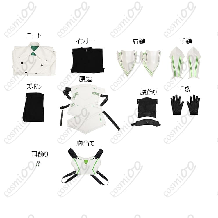 エバークライシス版 セフィロス コスプレ衣装｜黒コートと片肩アーマー完全再現 - 6枚目の画像