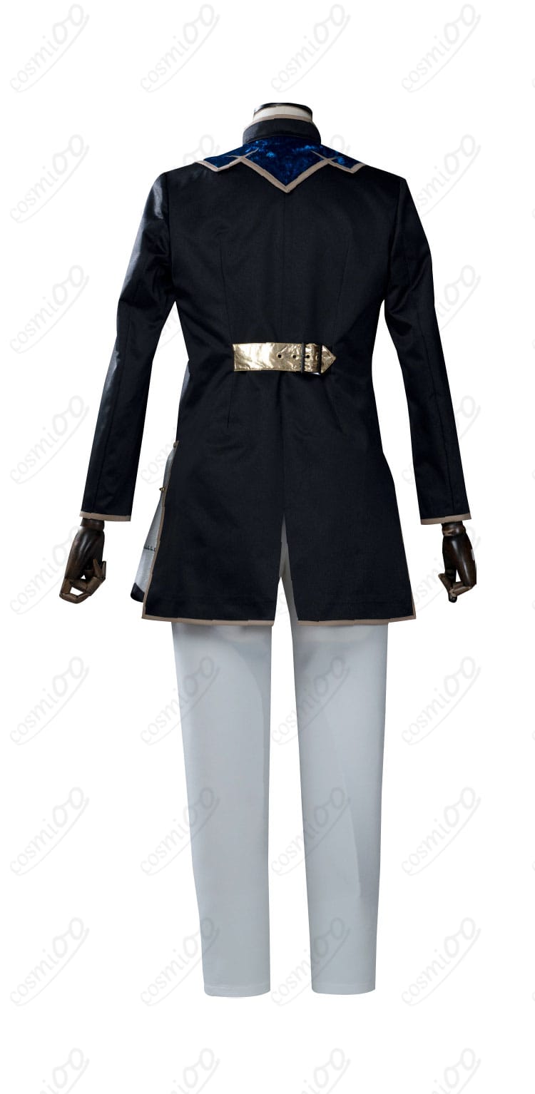 商品背面画像 - 漣ジュン・七種茨のコスプレ衣装の背面。詳細なデザインと背中部分の装飾が際立っています。