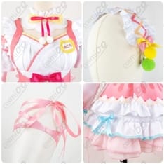 ホロライブ さくらみこ 正月振袖コスプレ 桜モチーフ高再現フルセット - 6枚目の画像（サムネイル）