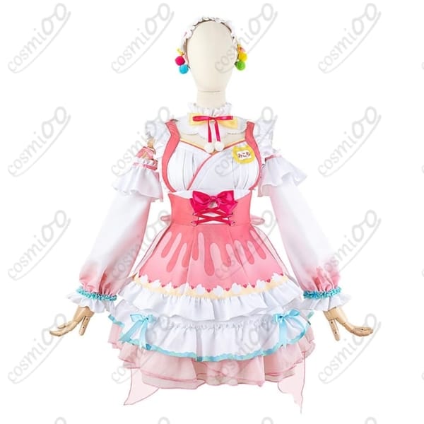 ホロライブ さくらみこ 正月振袖コスプレ 桜モチーフ高再現フルセット