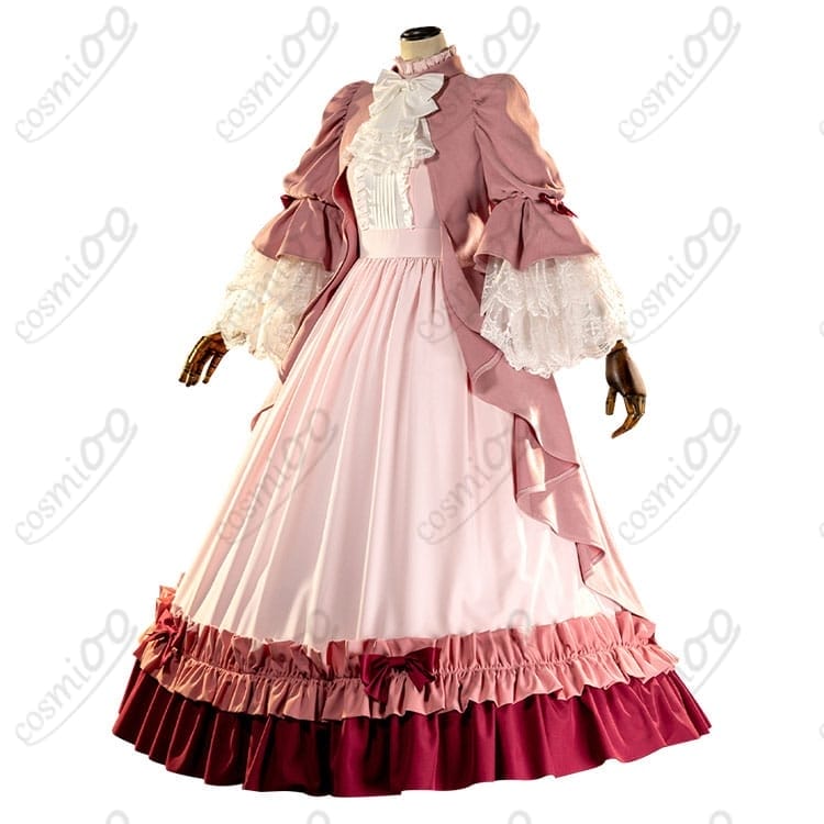 GOSICK ヴィクトリカ・ド・ブロワ コスプレ衣装｜黒ゴス×白フリル高再現デザイン - 4枚目の画像