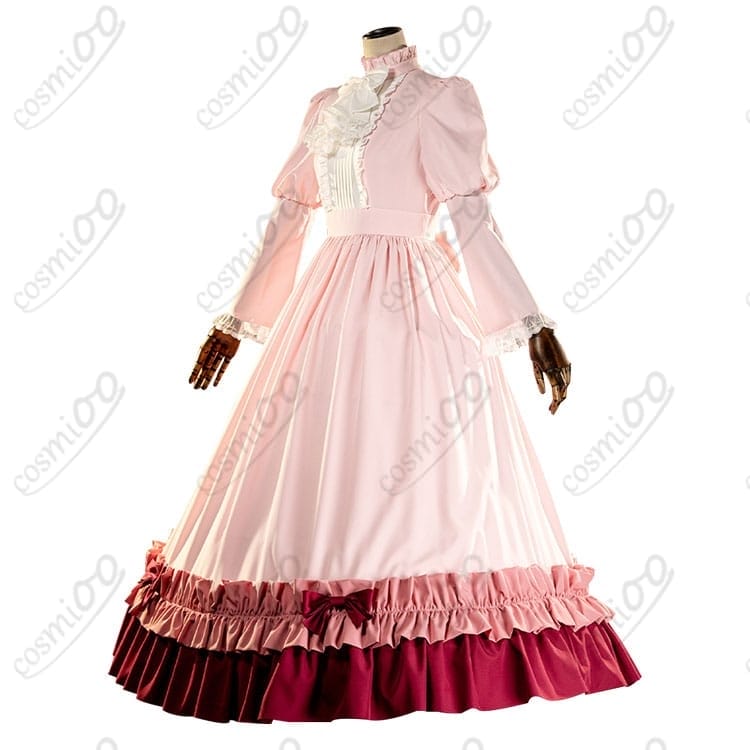 GOSICK ヴィクトリカ・ド・ブロワ コスプレ衣装｜黒ゴス×白フリル高再現デザイン - 5枚目の画像