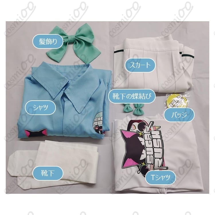 ブルーアーカイブ 栗村アイリ風 コスプレ衣装｜シュガーラッシュ風・高再現で可愛い - 4枚目の画像