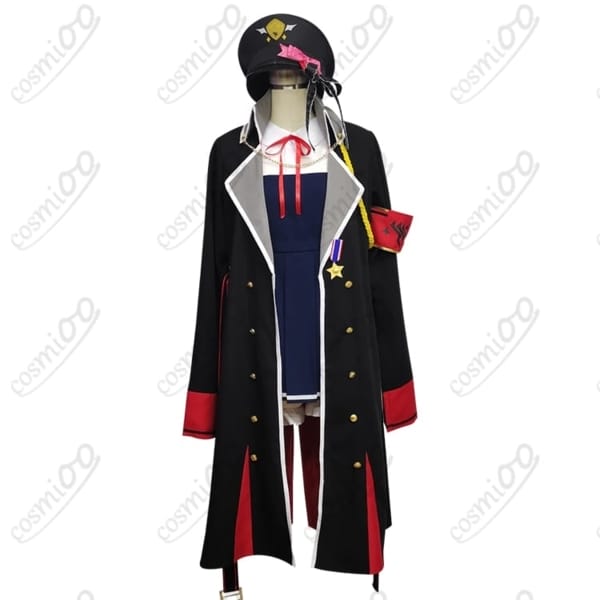 ブルーアーカイブ 丹花イバラ コスプレ衣装 高品質 フルセット 和装モチーフの赤黒デザイン