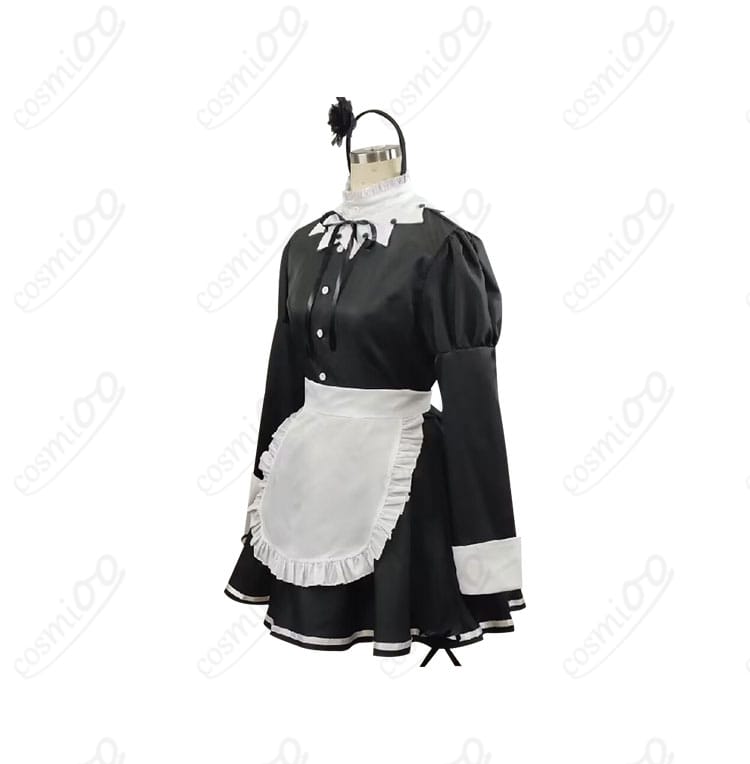 商品側面から見たコスプレ衣装。着用した状態でのシルエットを確認できる画像。