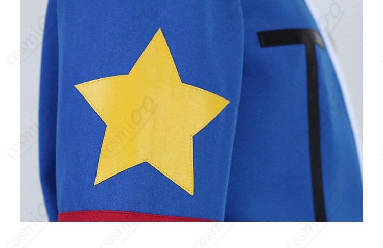 花嵐エリ コスプレ衣装 衣袖の五角星装飾ディテール｜デジモンコスプレ