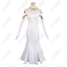 リゼロ エミリア 私服風白ワンピース 高品質コスプレ｜清楚で凛とした装い - 1枚目の画像（サムネイル）