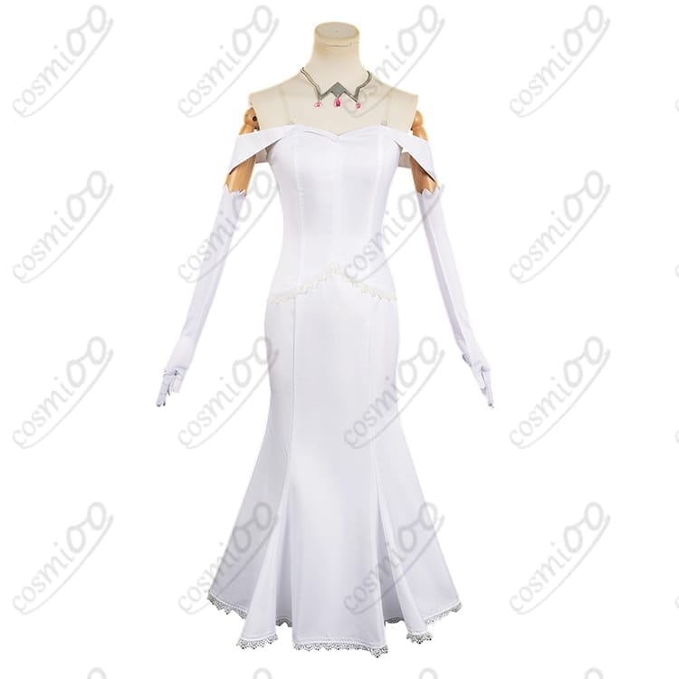 リゼロ エミリア 私服風白ワンピース 高品質コスプレ｜清楚で凛とした装い - 1枚目の画像