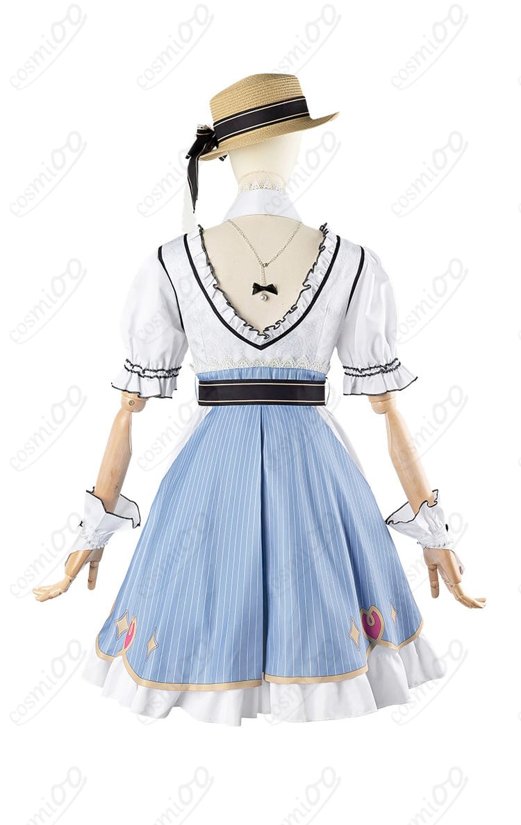 商品背面のコスプレ衣装画像。後ろ姿のディテールをしっかり捉えた画像です。