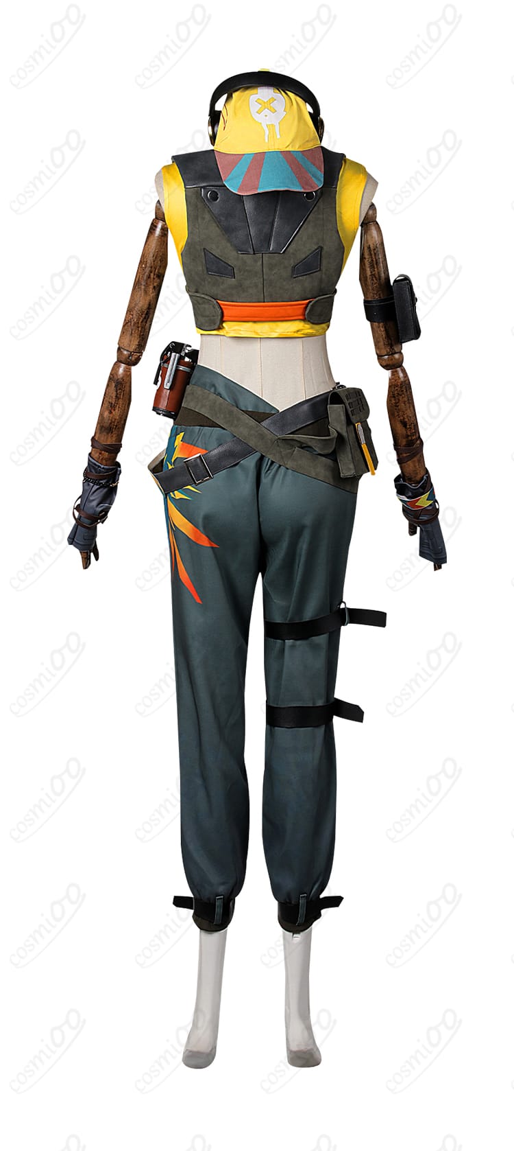 背面から見たレイズ（Raze）コスプレ衣装の画像｜VALORANT コスプレ衣装