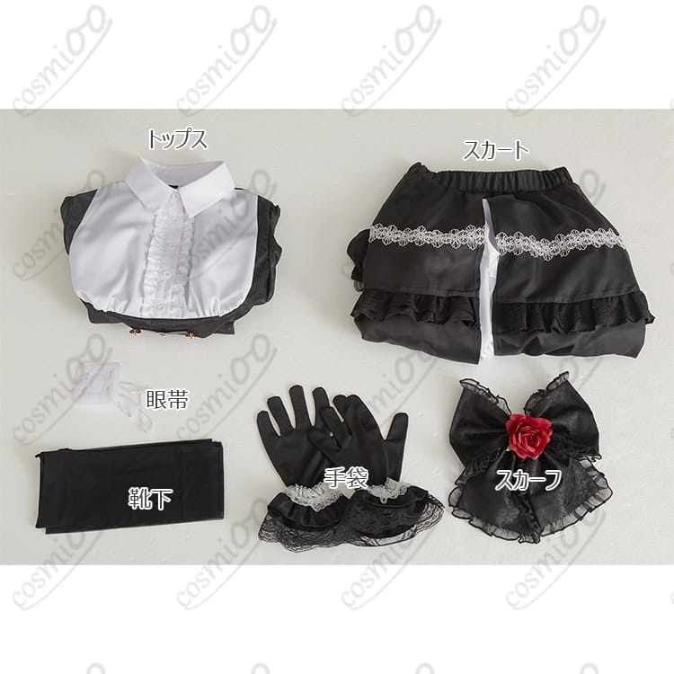 デート・ア・ライブIII 時崎狂三 コスプレ衣装｜ゴシック霊装 フルセット - 5枚目の画像